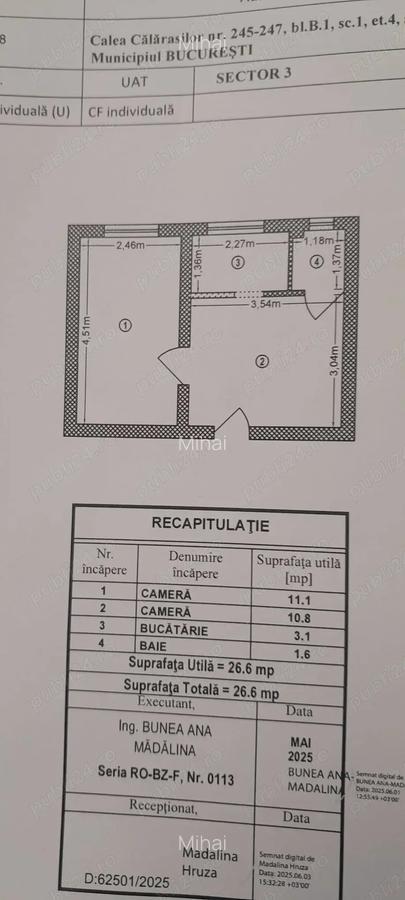 Vand apartament cu doua camere - 1