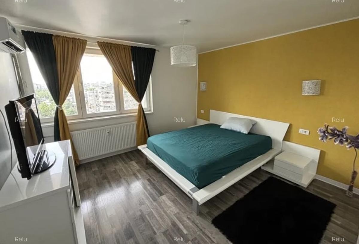 Dorobanti metrou Stefan cel Mare, bl.reabilitat, AMENAJAT balcon,AC,mobilat. - 2