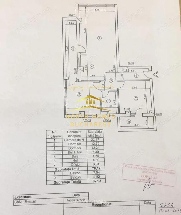 Apartament 4 camere, 2 locuri parcare, mobilat, Andronache, sector 2 - 9