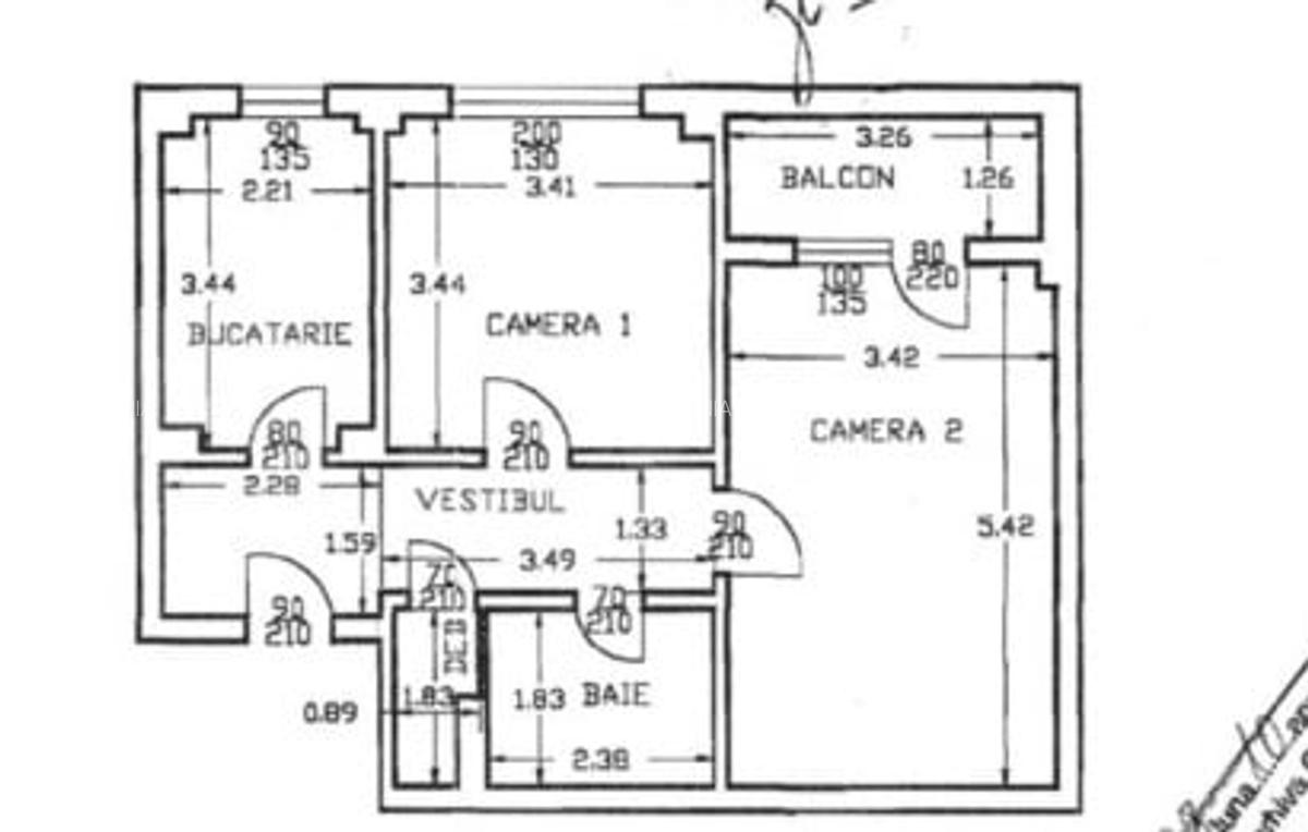 Apartament cu 2 camere, 60 mp, zona Sebastian - 14