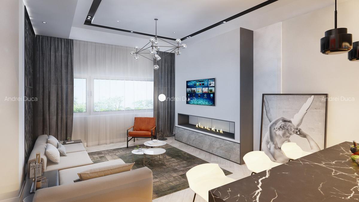3 camere-185 mp-Penthouse-5 min Metrou Berceni-Mobila bucatarie inclusa - 8