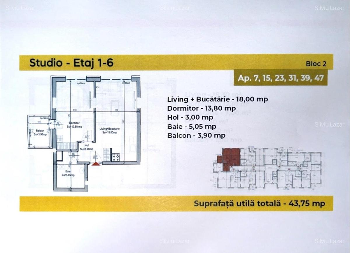 Apartament 2 camere | Sector 4 | Posibilitate rate la dezvoltator | TVA 21% - 9