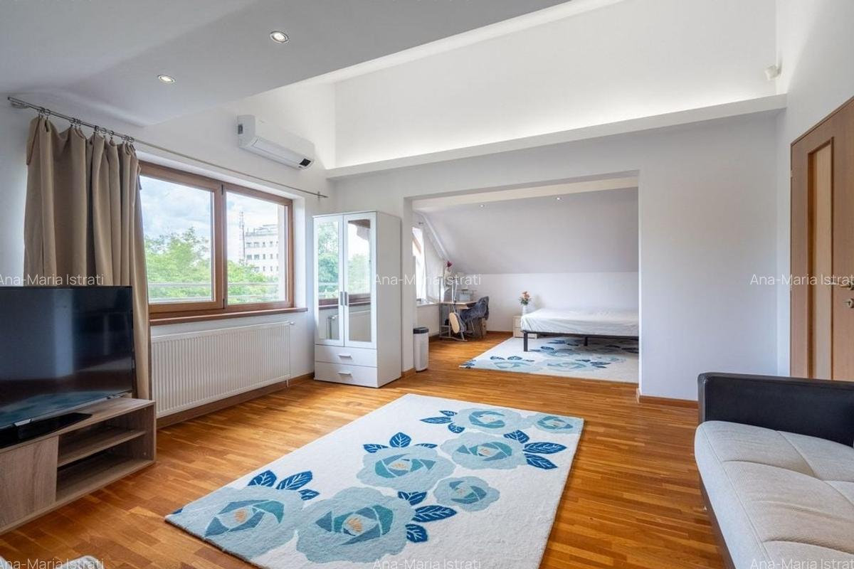 COMISION 0% - Baneasa/ Dobrogeanu Gherea-Garlei casa P+1+M 6 camere curte 550mp - 25