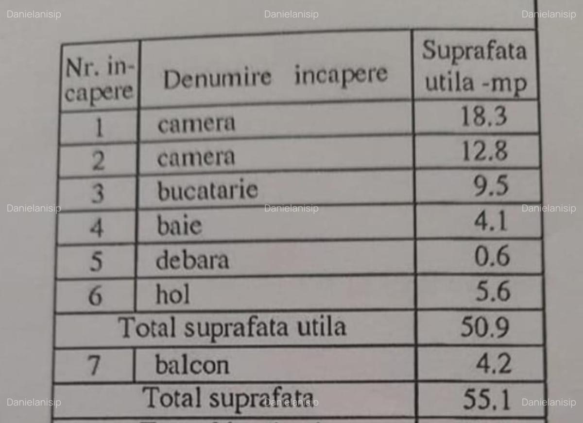 De vânzare apartament 2 camere decomandat – zona I.C. Frimu. - 2 De vânzare apartament 2 camere decomandat – zona I.C. Frimu. - 2