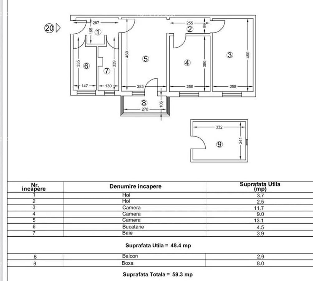 Apartament zona Inel 2 - 9
