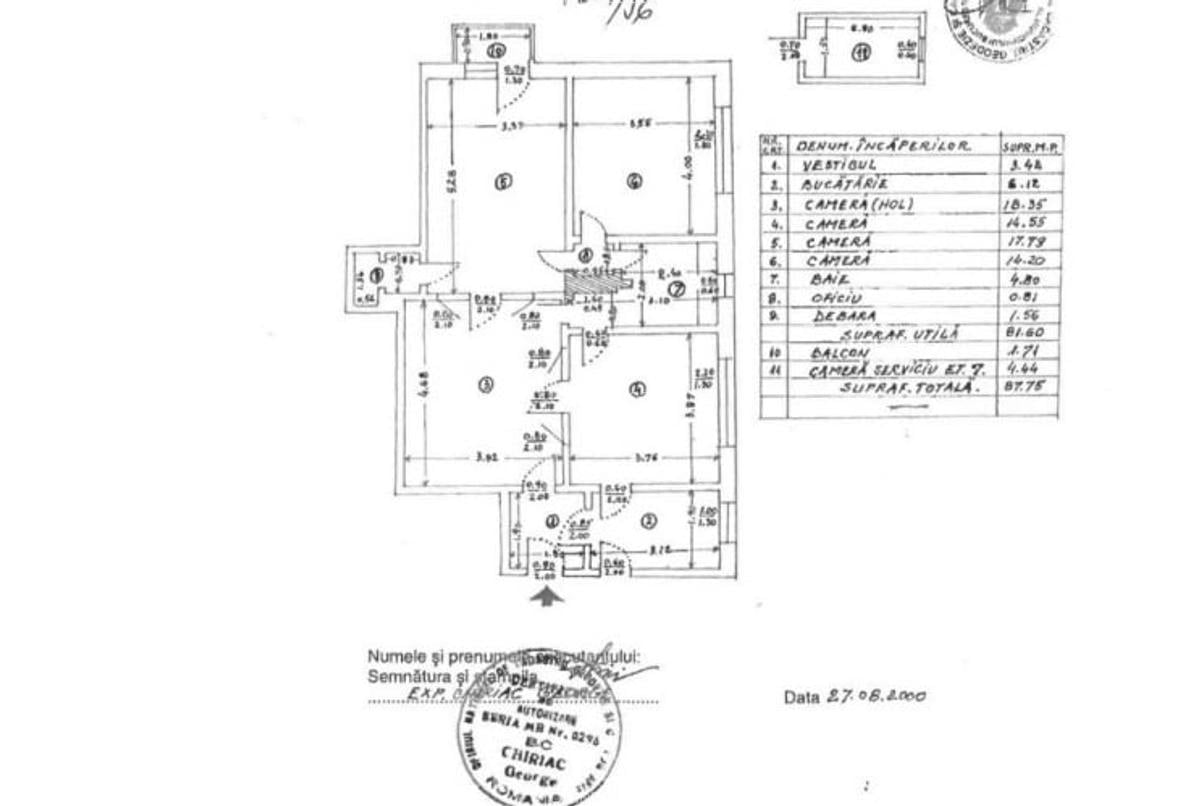 Vanzare Apartament 3 camere | Piata Muncii | 88mp - 2