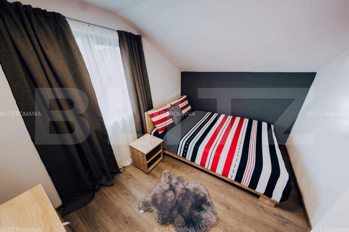 Cabana rustica,4 camere,90mp utili,foisor,gratar,teren 182mp,zona Baile Figa - 4