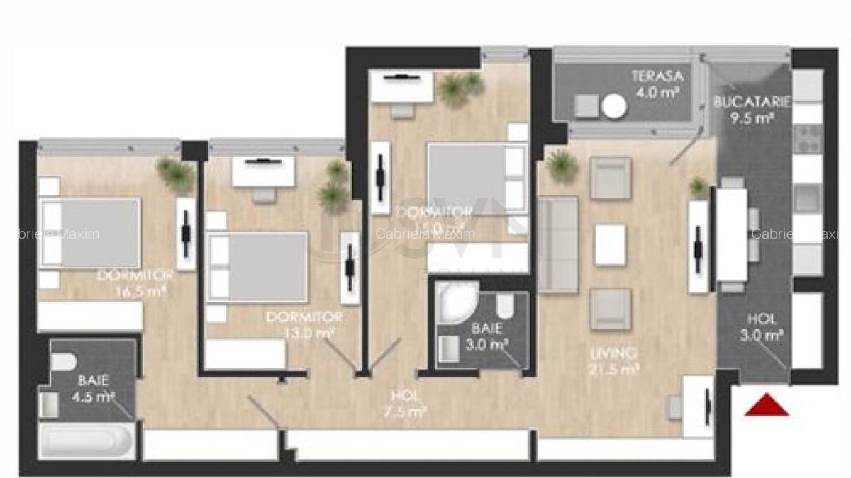 REA1018219 4 camere cu gradina Bucurestii Noi - 2