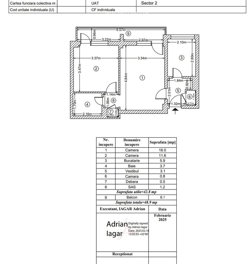 Apartament cu 2 camere semidecomandat, mobilat în Ștefan cel Mare - 10