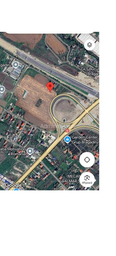 Teren intravilan 800mp, deschidere 20m, lungime 40m, POT 30% - Autostrada A0 - 1