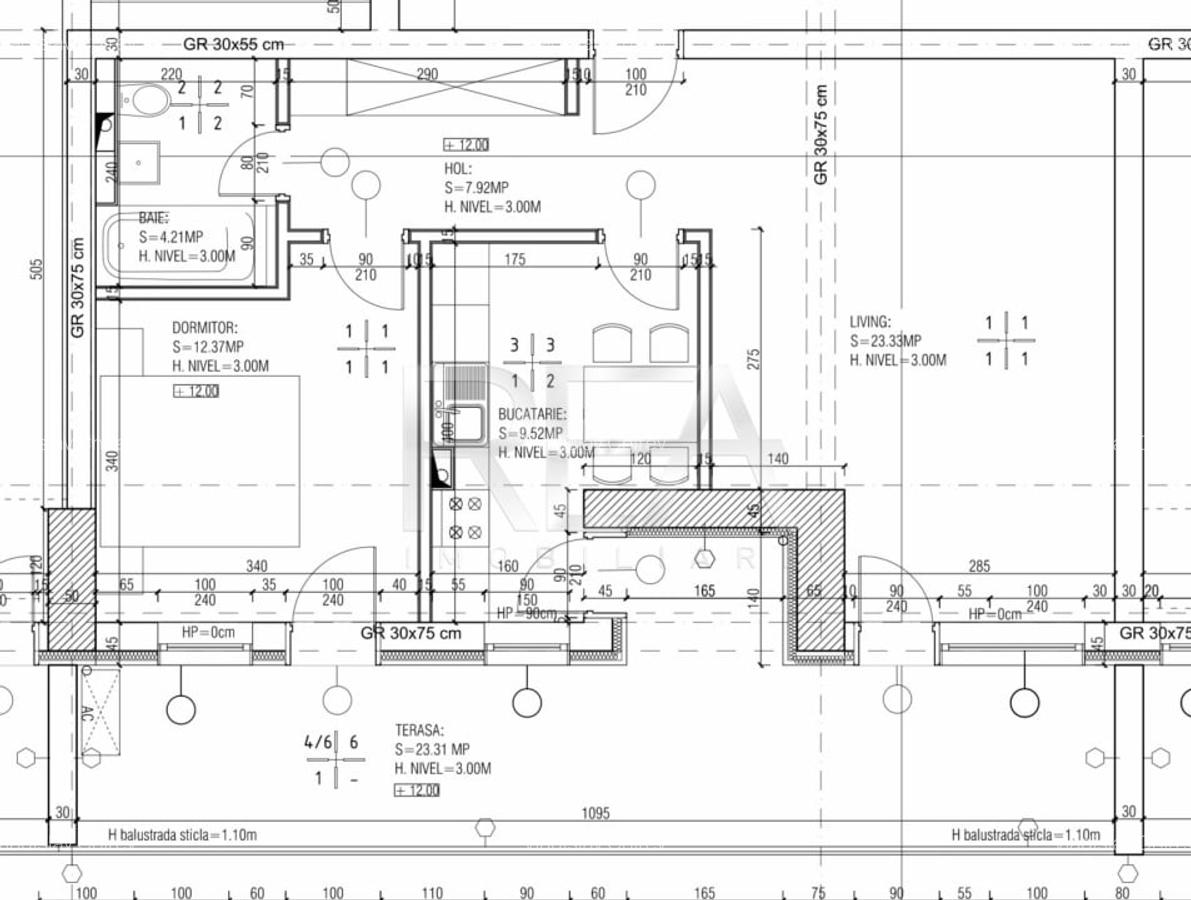 2 camere cu tavan inalt + terasa mare | Bloc nou Kiseleff - 10