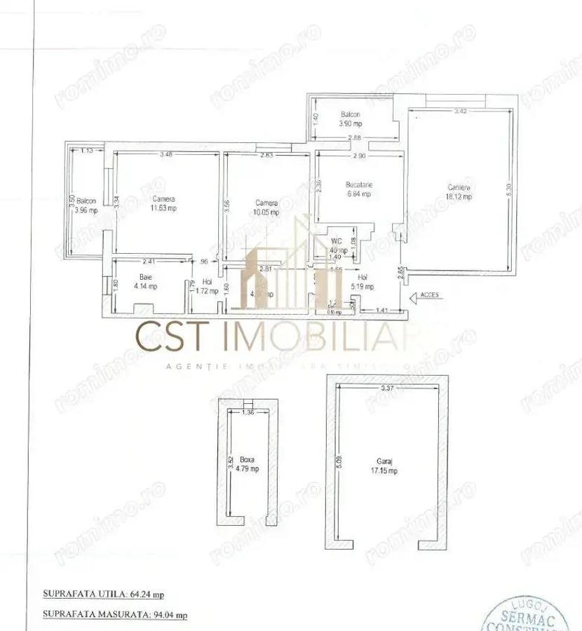 Apartament 3 Camere Maresal Averescu Garaj Boxa Inclus ? - 8