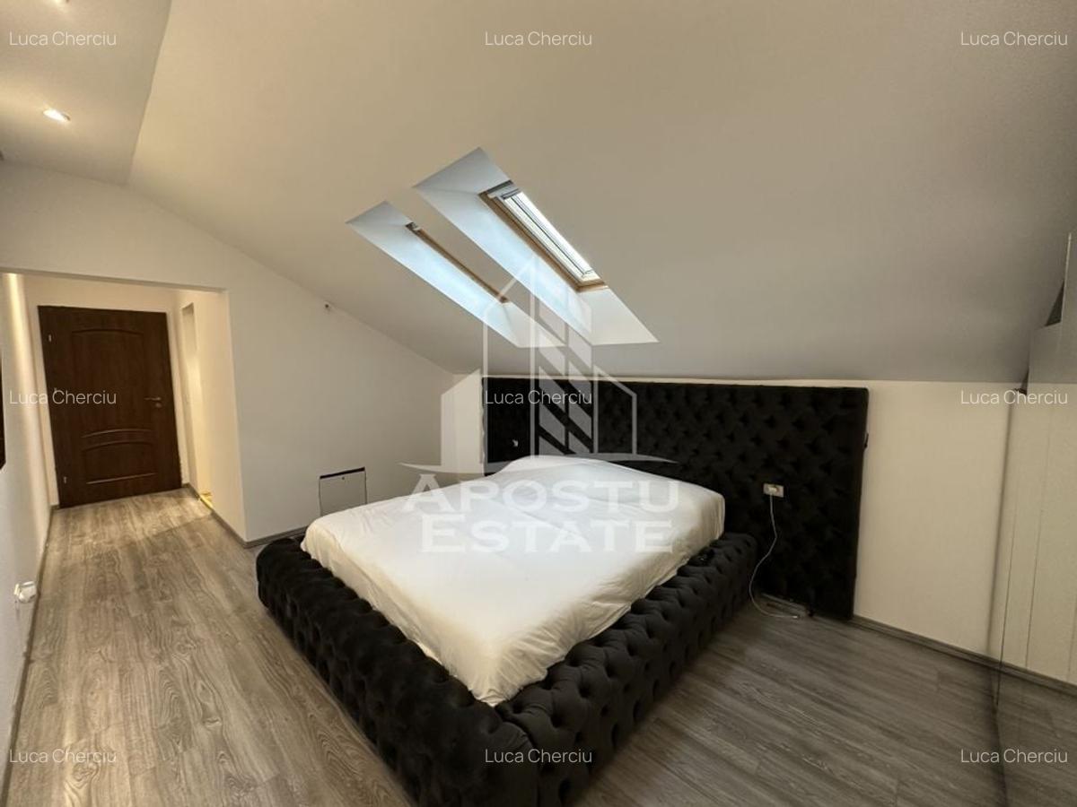 Penthouse mobilat de lux pe 2 nivele cu 3 camere si 2 bai in Giroc. - 17