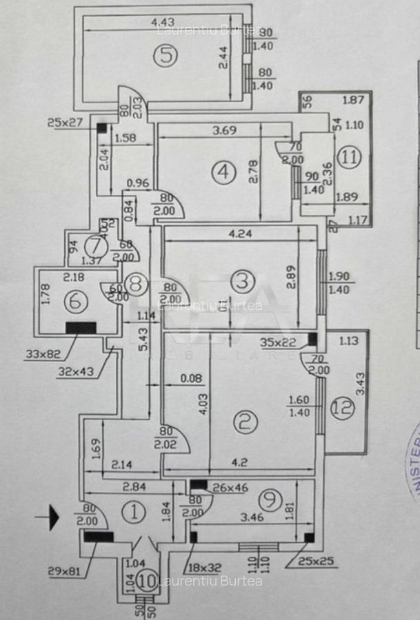 4 camere, 91 mp, 7/9, Lujerului-100 m de metrou. - 7