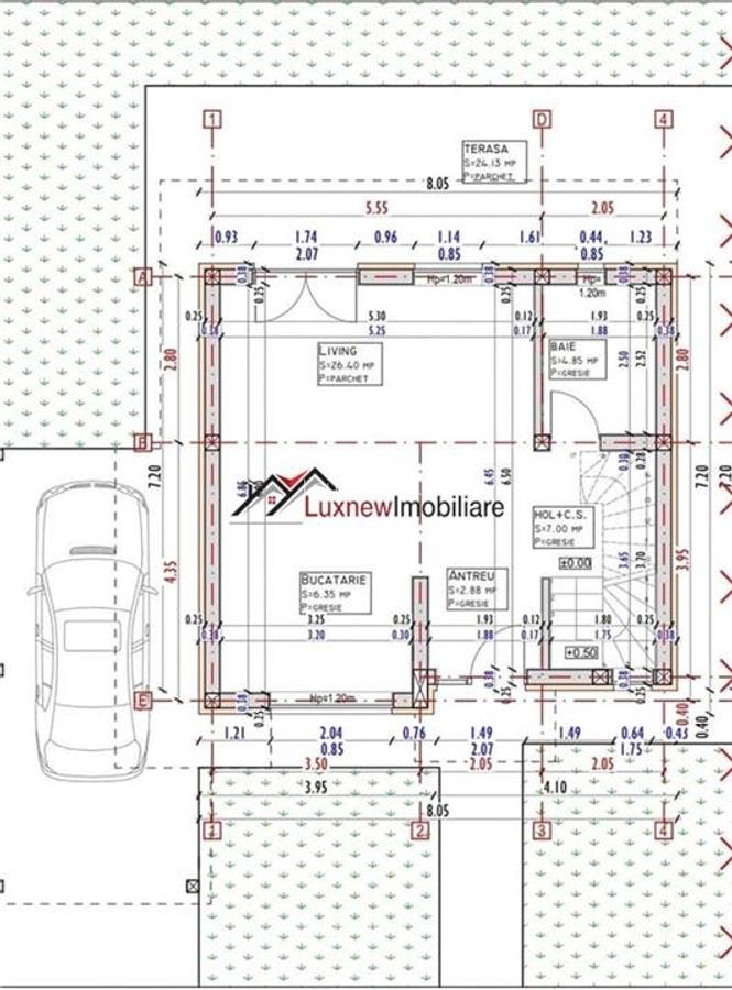 Comision 0%! Casa individuala semifinisata 110 mp utili, teren 400 mp in Luna. - 12