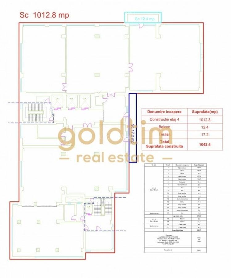 SPATIU BIROURI 231MP/ CLADIRE BIROURI HIGH-END/BARBU VACARESCU/PARCARE SUBTERANA - 32