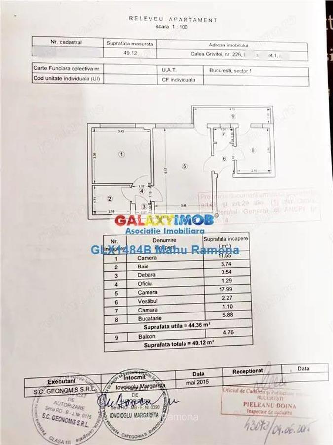 Apartament 2 camere, gata de mutat inchiriat, etaj inferior - 6