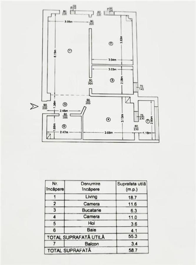 Apartament nou cu 3 camere-parcare si boxa - 13