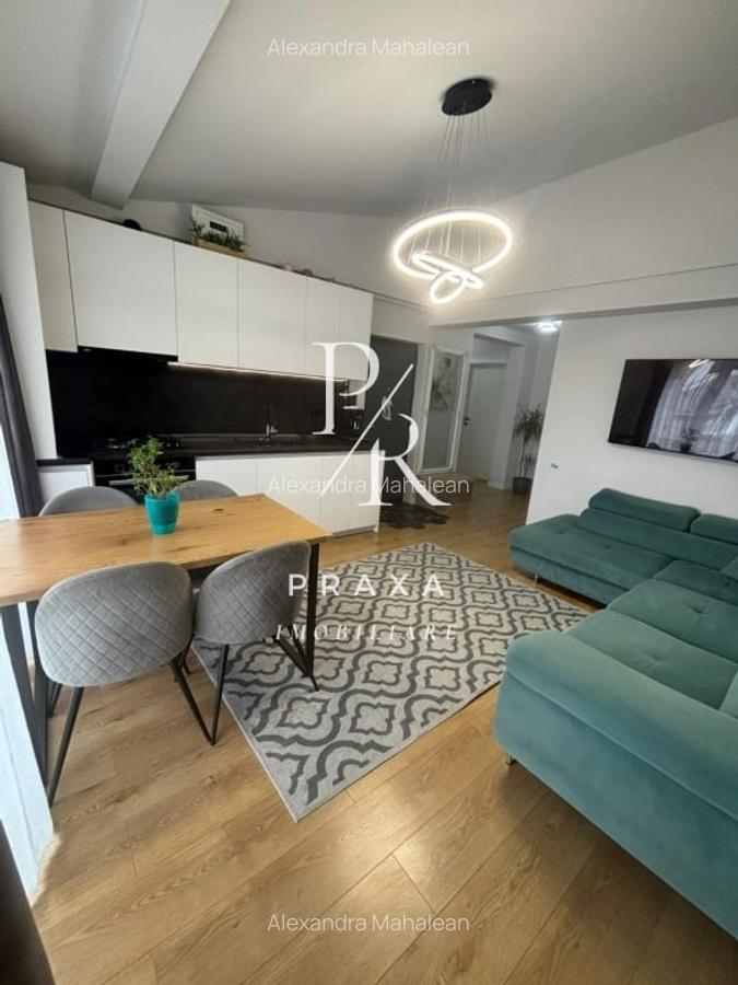 Apartament 3 camere, finisat, mobilat, modern, terasa generoasa, zona Cetatii - 2