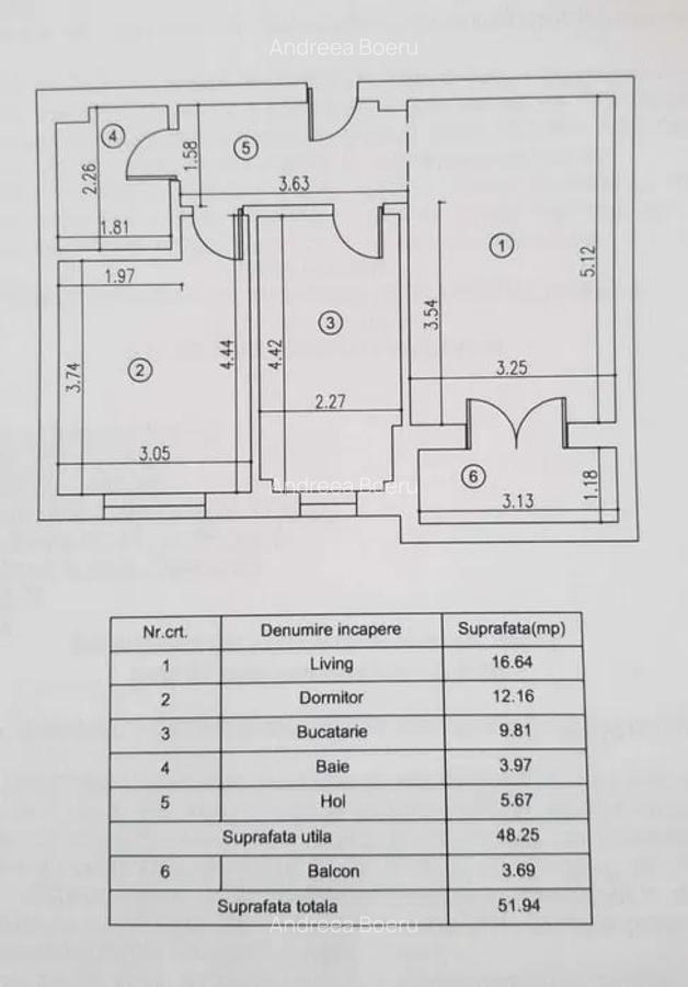 MUTARE IMEDIAT APARTAMENT 2 CAMERE 52MP-MOBILAT SI UTILAT COMPLET- COMISION 0% - 10