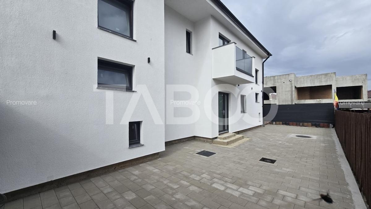 Duplex de vanzare 380mp teren liber 4 camere 2 bai 2 parcari Selimbar - 4