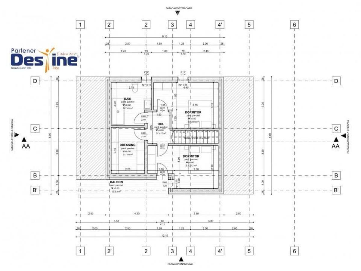 Ciurbesti - Casa individuala 3 camere 90Mp + Teren 400 mp - 7