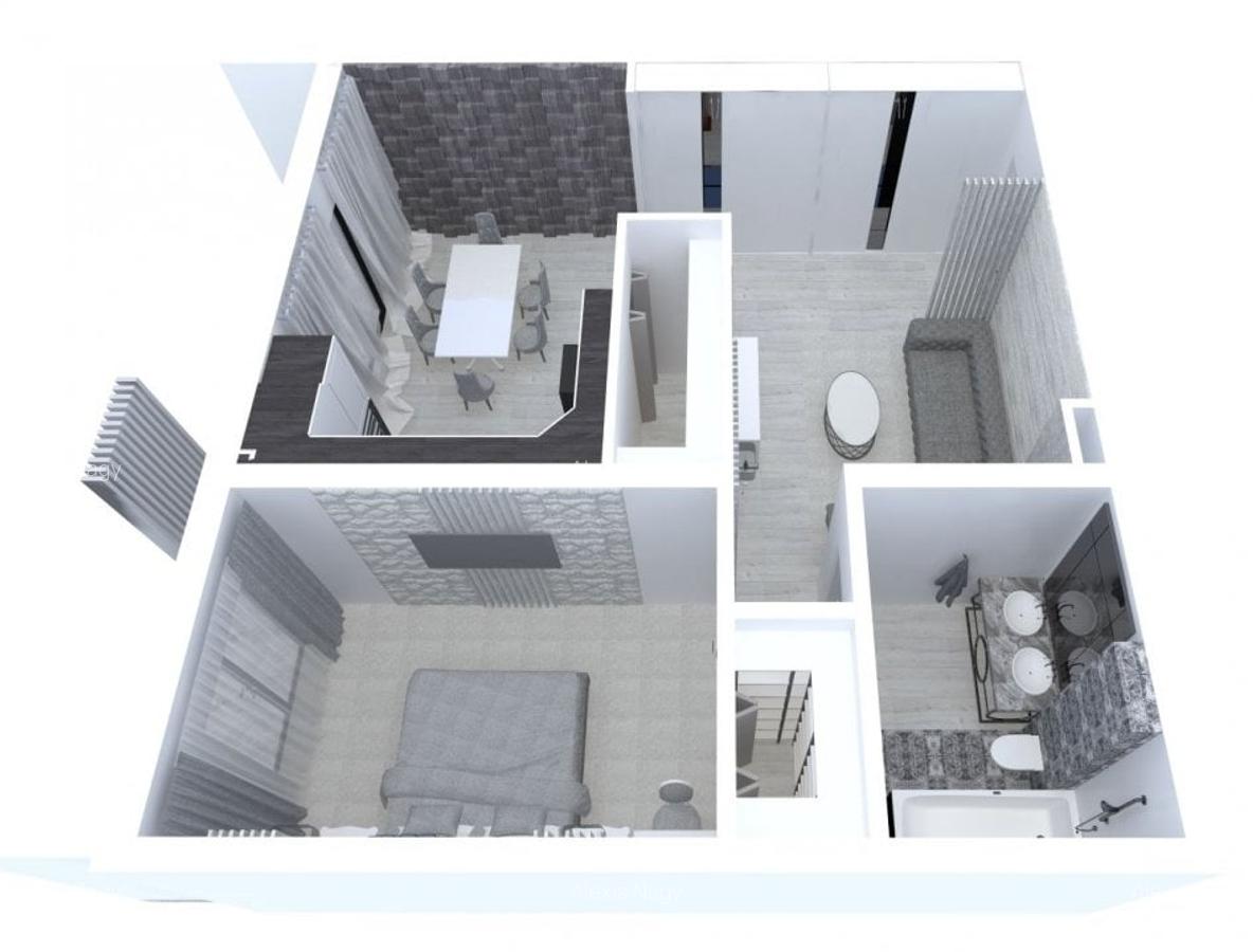 Apartament cu 2 camere decomandat în Sântandrei - 3