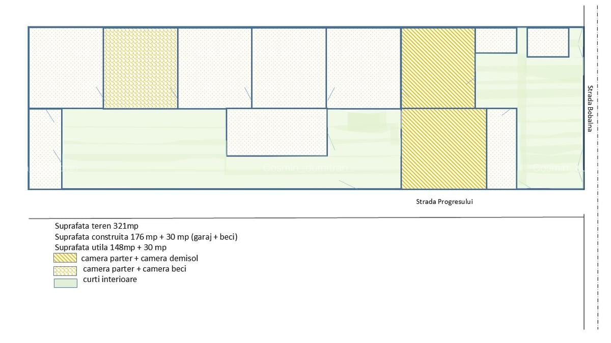 Casa centrala de inchiriat 148mp su - 1