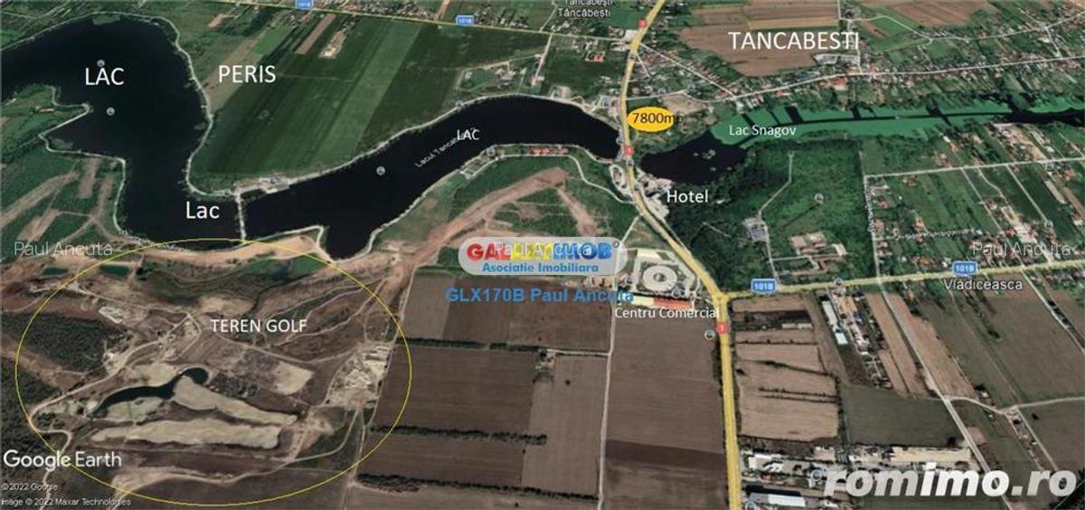Teren la DN1 Tancabesti 7800 mp vedere Lac Snagov - 3
