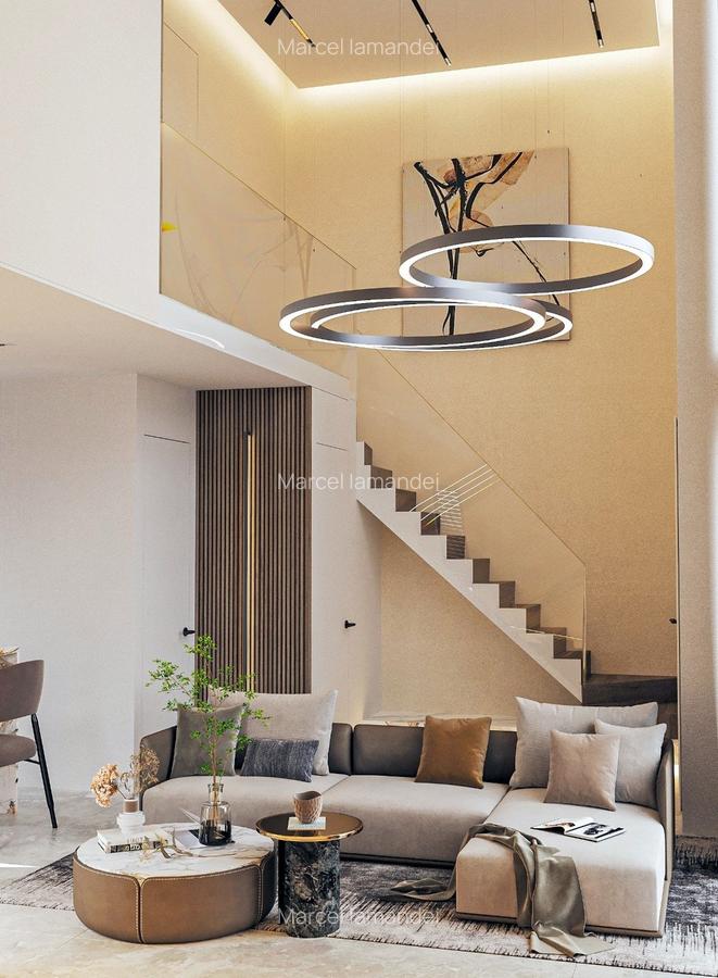 Proiect Rar – Vilă Spațioasă cu Living pe Două Niveluri - 13