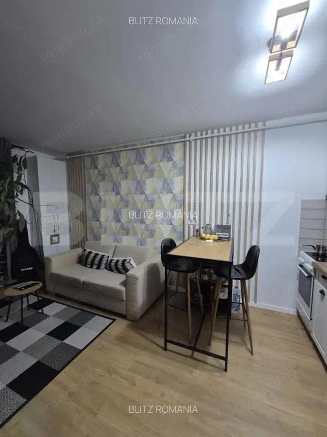 Studio Modern cu terasa Complet Mobilat & Utilat! - 2