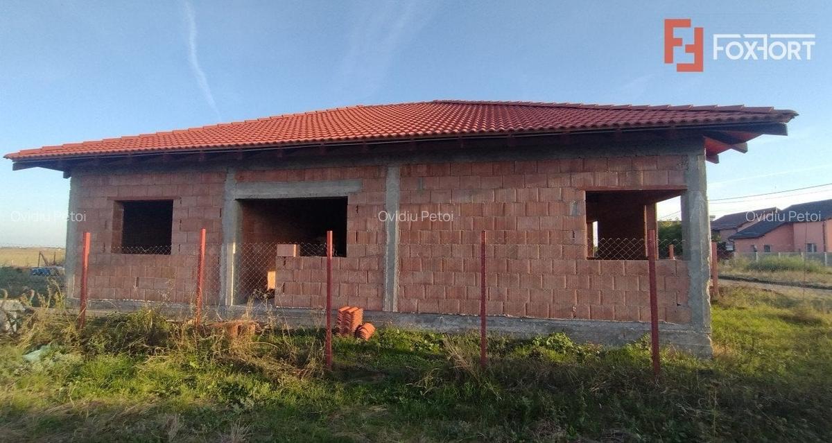 Casa individula la ROSU, 4 camere - Becicherecu Mic, teren 499 mp - 2