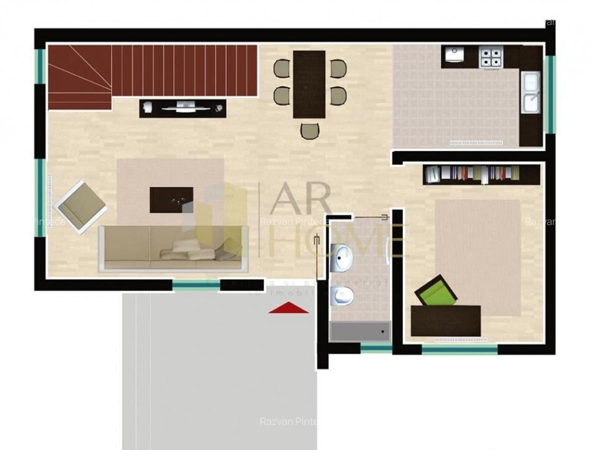 Casa P 1E tip duplex, 4 camere, 3 bai, Paulesti, langa Ploie - 14