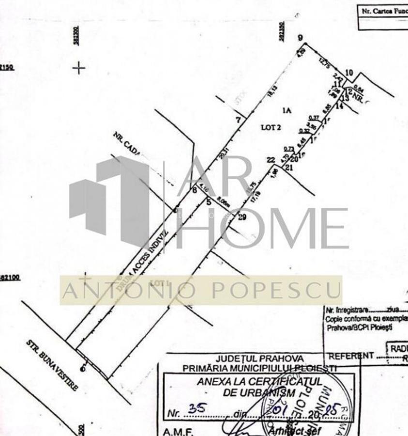 Teren intravilan de , in Ploiesti, zona Democratiei. - 2