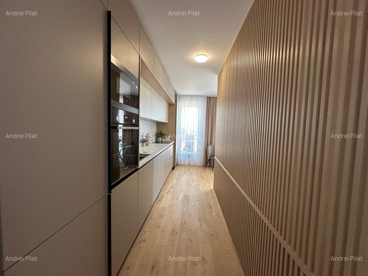 Apartament cu terasă 100mp in Trio Bridge View,parcare valabilă,totul nou - 9