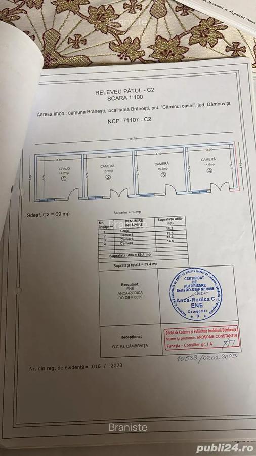 Pret 43.500 euro-vand casa in Branesti Dambovita,langa Sinaia, cu teren de 1000mp - 2 Pret 43.500 euro-vand casa in Branesti Dambovita,langa Sinaia, cu teren de 1000mp - 2