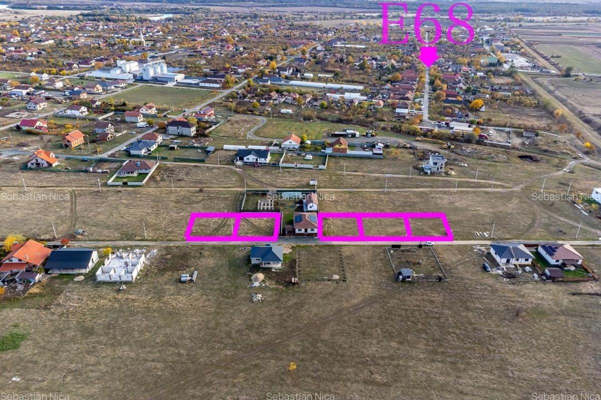 Parcele de 500 mp | 20.000 EUR | Utilități | Cartier nou în Mândruloc - 1