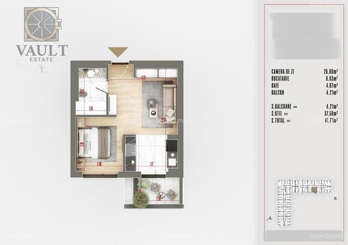 GARSONIERA-COMPLEX REZIDENTIAL PREMIUM-COMISION 0% -THEODOR PALLADY - 8
