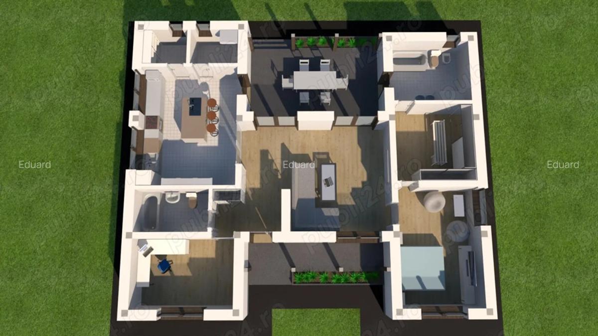 Casa 130 mp plus teren 4174mp in Slatioarele, zona cu padure la doar 15 km de Pitesti - 3