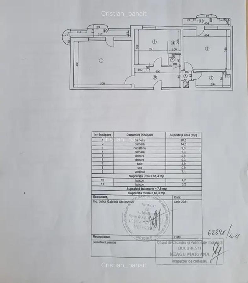 Apartament cu 2 camere decomandat în Nerva Traian - 13