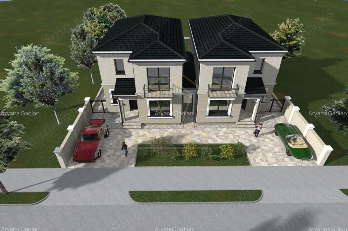Duplex modern cu 5 camere despartit prin camera tehnica I Mosnita Noua - 1