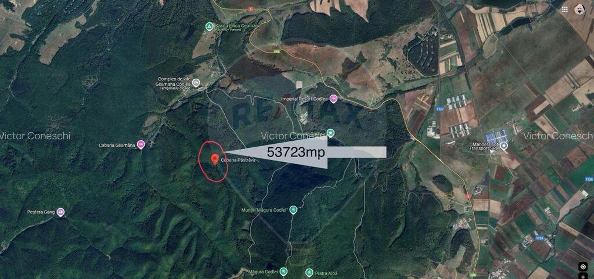 Teren de vanzare 53,723mp Codlea / Nord-Vest - 1