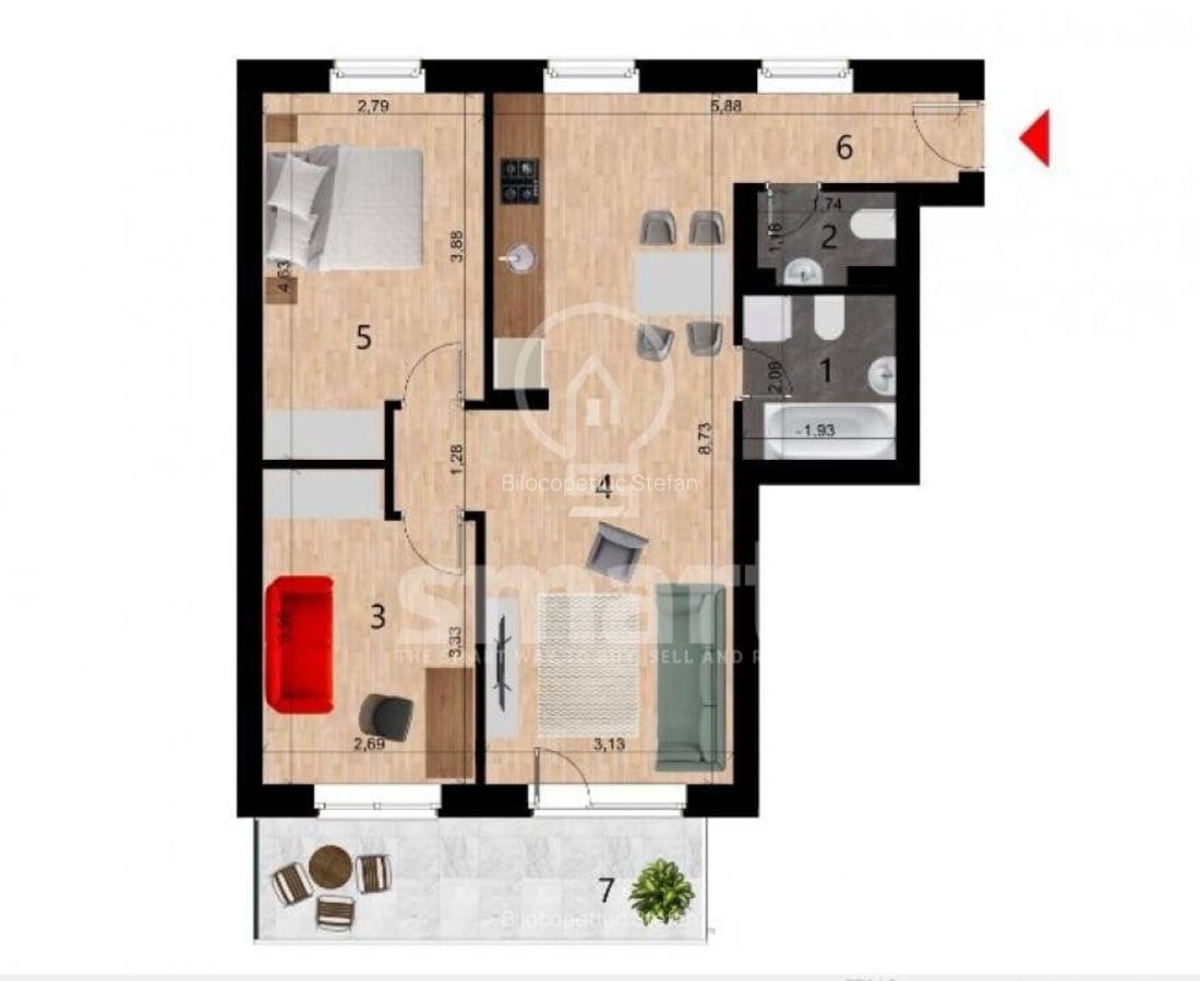 Apartamente 3 camere bloc nou Zorilor - 2