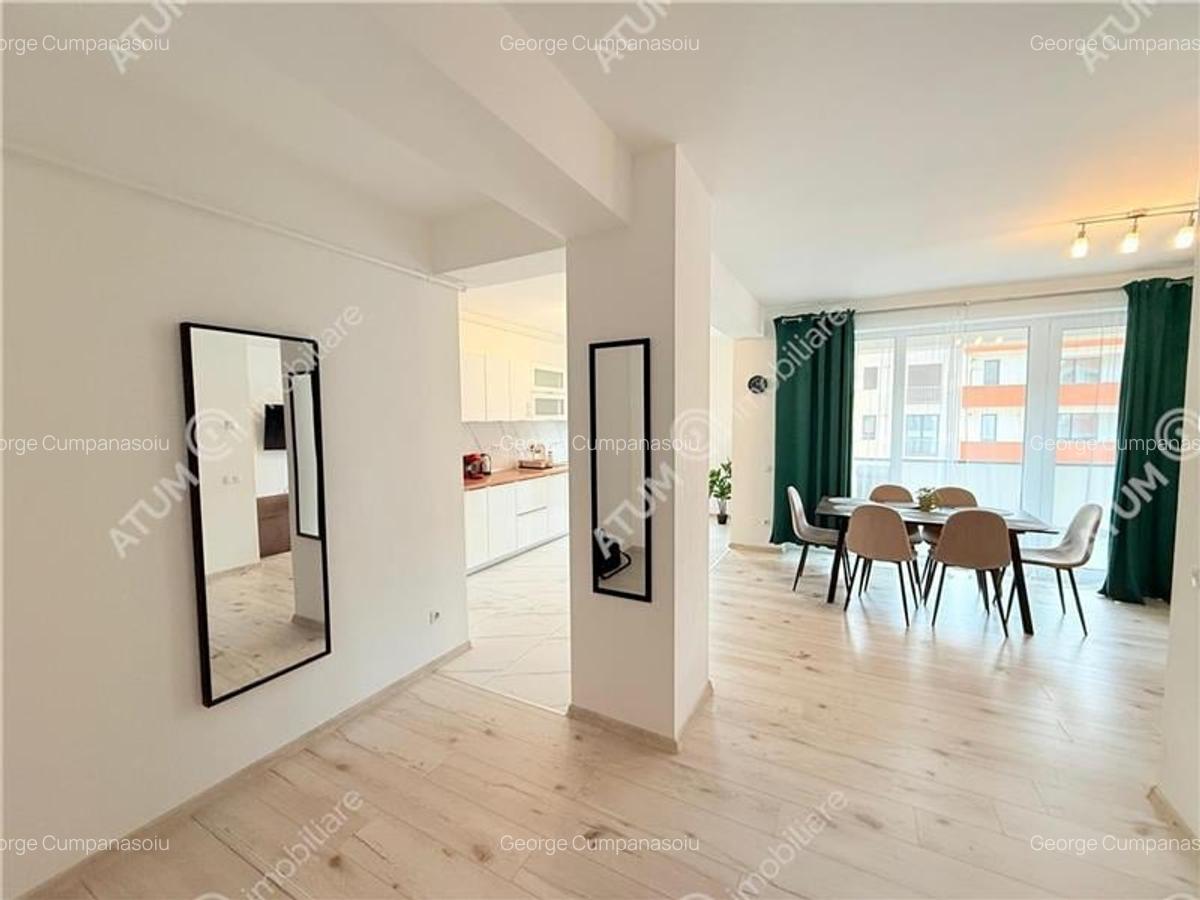 Apartament premium 3 camere balcon loc parcare zona Balanta Sibiu - 13