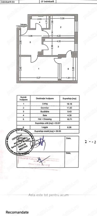 De vanzare apartament 2 camere transformat in unul cu 3 camere - 2