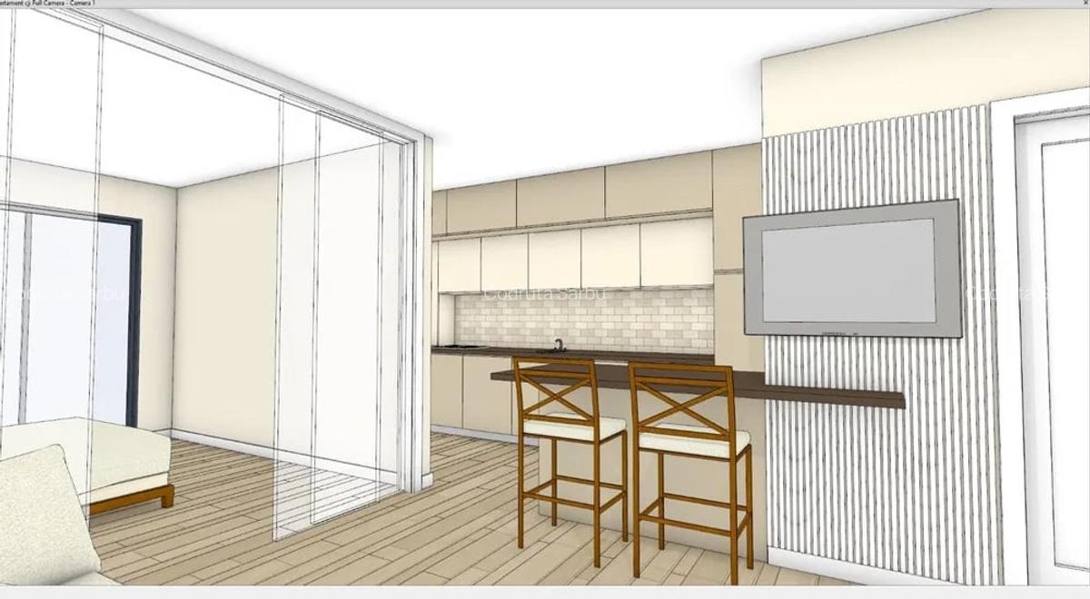 Apartament de 39,49mp cu parcare pe strada Sopor - 3