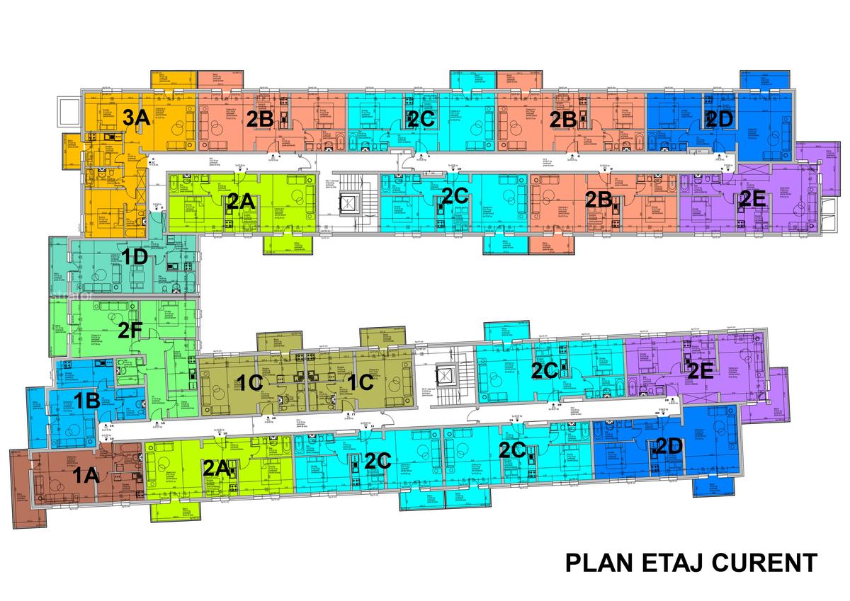 Apartament 2 Camere TIP F in complex Izbiceni Residence - 2