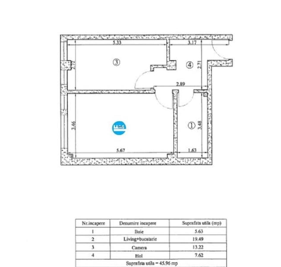 Pacurari - Valea Lupului, apartament 2 camere finalizat, intabulat si mobilat! - 2