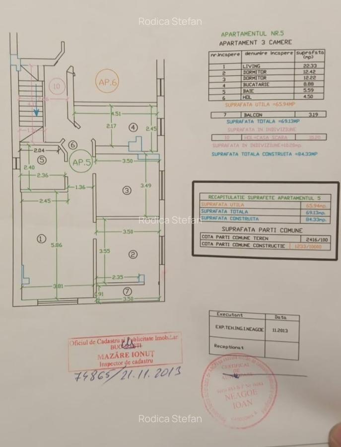 Apartament cu 3 camere semidecomandat în Bucureștii Noi - 6