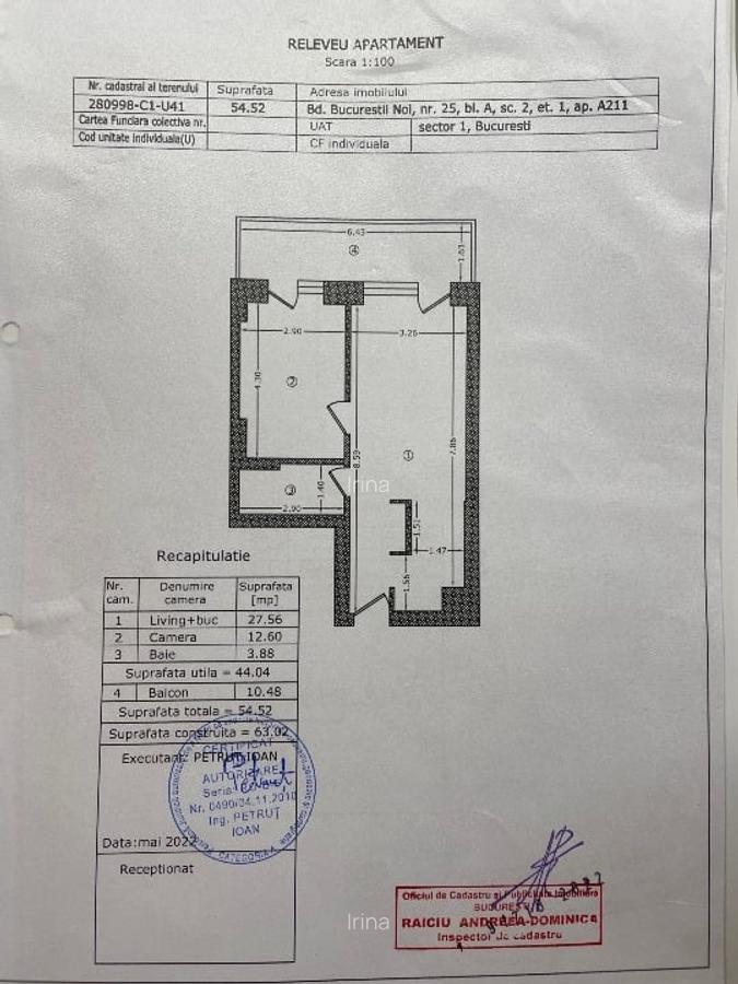 Apartament 2 camere, cozy, Marmura (Bucurestii Noi / Jiului) - 575 € / luna - 13